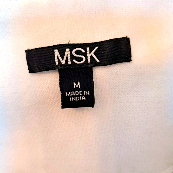 NEW MSK WOMEN'S TOP SIZE MEDIUM DRESSY LONG SLEEVE - Picture 6 of 7